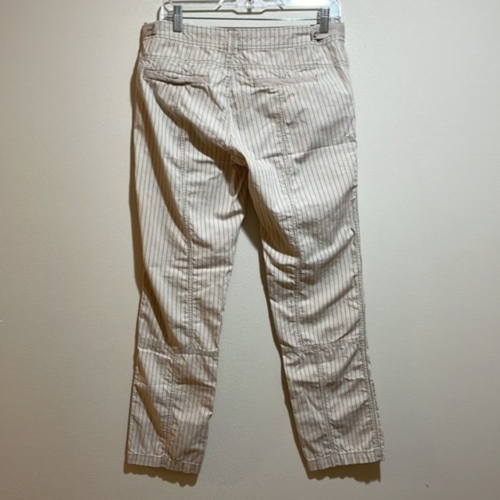 SOLD - Anthropologie Hei Hei Beachwalk Utility Stripe Neutral Pants Size 28 - Picture 8 of 13